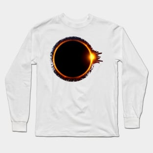 Total Solar Eclipse Totality 4.08.24 April 8, 2024 Long Sleeve T-Shirt